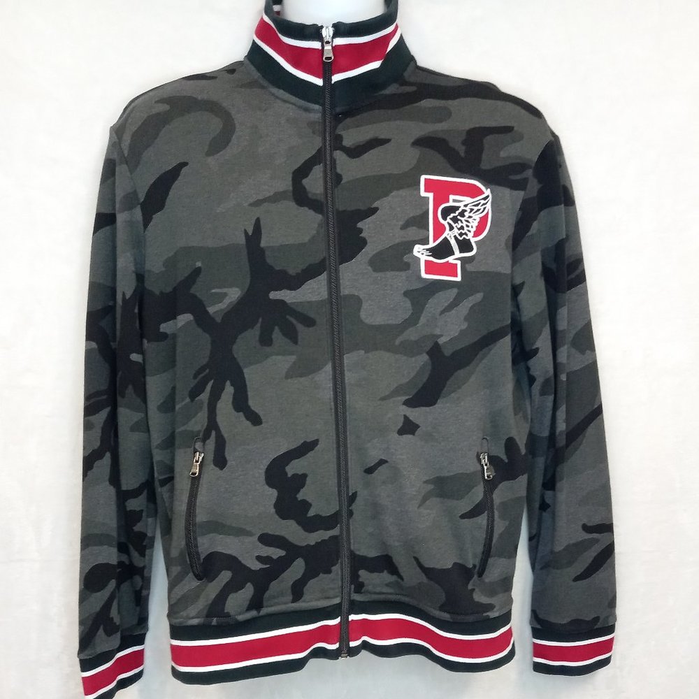 Rare Ralph Lauren P Wing Full Zip Camo Sweatshirt (M)